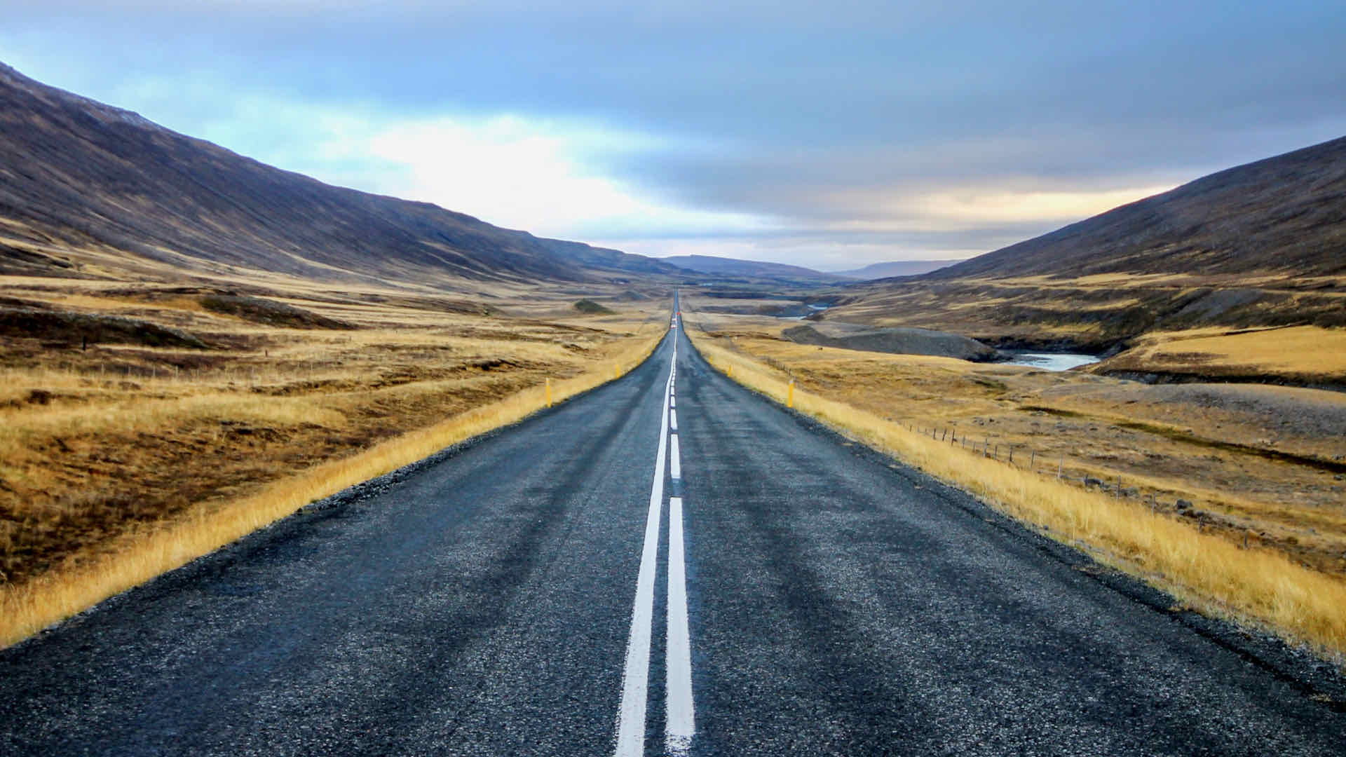 Road across Iceland